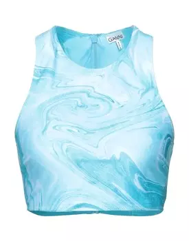 Верх бикини Ganni, небесно-голубой