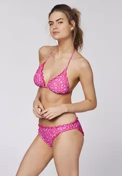 Верх бикини GEMUSTERTES TRIANGEL MIT RSCHENDETAILS Chiemsee, розовый