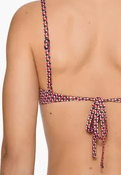 Верх бикини GEOMETRIC OYSHO, крапчатый королевский синий