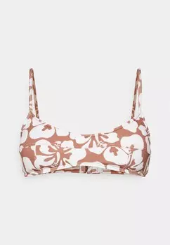 Верх бикини HIBISCUS HEAT CROP Rip Curl, коричневый
