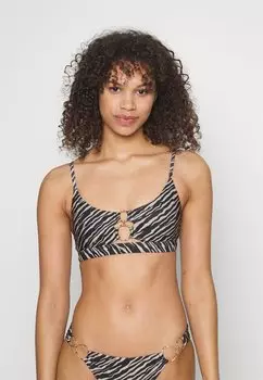 Верх бикини Hunkemller, черный/бежевый
