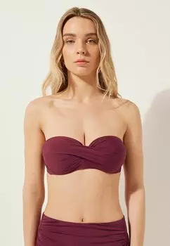 Верх бикини INDONESIA Calzedonia, бургундия