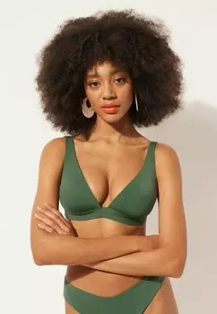 Верх бикини INDONESIA Calzedonia, цвет grun c indonesia palm green