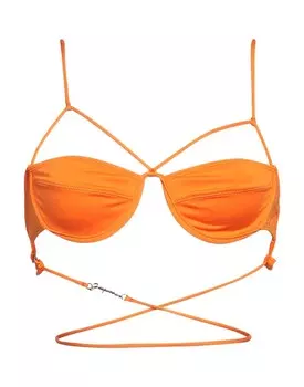 Верх бикини Jacquemus, оранжевый