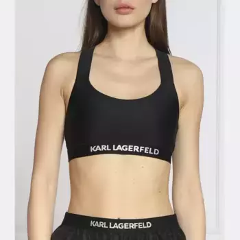Верх бикини Karl Lagerfeld, черный