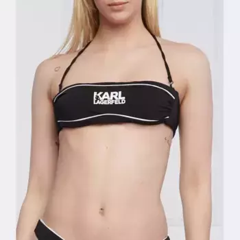 Верх бикини Karl Lagerfeld, черный