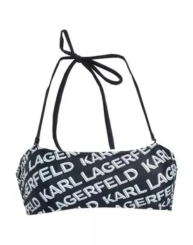 Верх бикини Karl Lagerfeld, черный