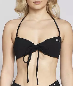 Верх бикини Karl Lagerfeld, черный