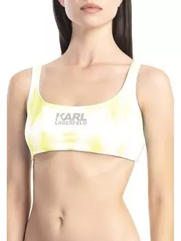 Верх бикини Karl Lagerfeld Oberteil, желтый