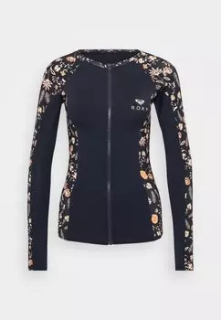 Верх бикини KERALA ZIPPED Roxy, антрацит