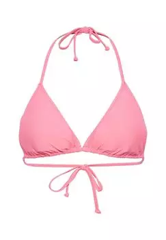 Верх бикини комбинированного треугольного дизайна CHIEMSEE, цвет Neon Pink