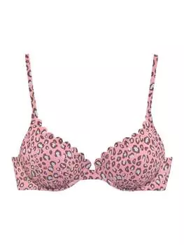 Верх бикини LASCANA, цвет lachs/bedruckt