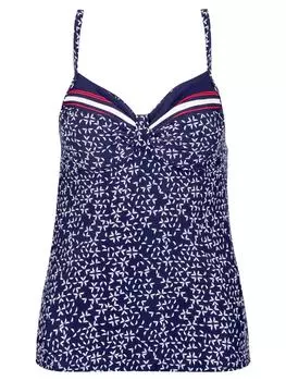 Верх бикини LASCANA, цвет marine/bedruckt