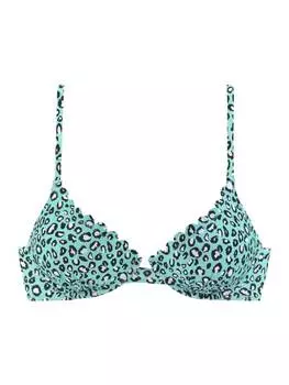 Верх бикини LASCANA, цвет mint/bedruckt