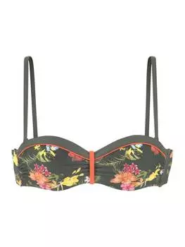 Верх бикини LASCANA, цвет oliv bedruckt