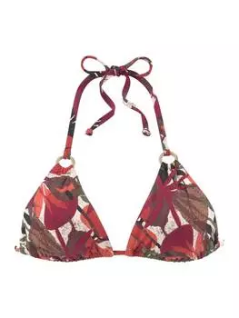 Верх бикини LASCANA, цвет rot bedruckt