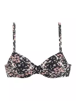 Верх бикини LASCANA, цвет schwarz/bedruckt