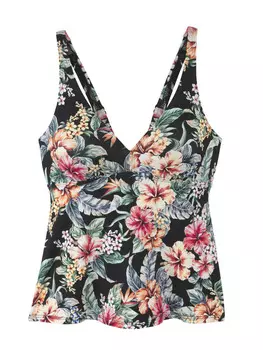 Верх бикини LASCANA, цвет schwarz bedruckt