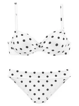 Верх бикини LASCANA, цвет wei/schwarz