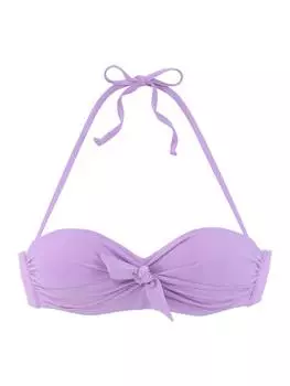Верх бикини LASCANA, фиолетовый