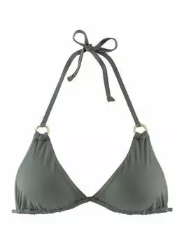 Верх бикини LASCANA, оливковый