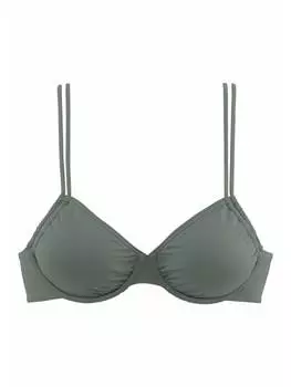 Верх бикини LASCANA, оливковый