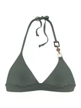 Верх бикини LASCANA, оливковый