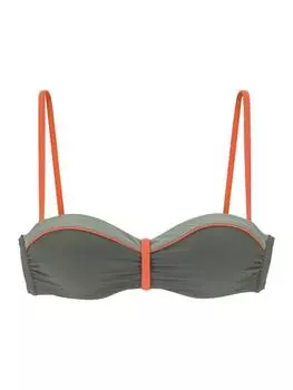 Верх бикини LASCANA, оливковый