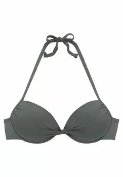 Верх бикини LASCANA, оливковый