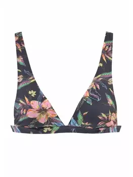 Верх бикини LASCANA Top, цвет anthrazit bedruckt