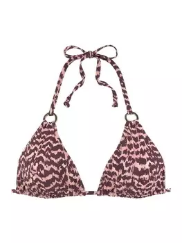 Верх бикини LASCANA Top, цвет bordeaux bedruckt