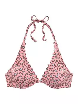 Верх бикини LASCANA Top, цвет lachs-bedruckt