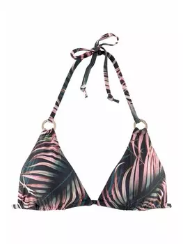 Верх бикини LASCANA Top, цвет schwarz-bedruckt