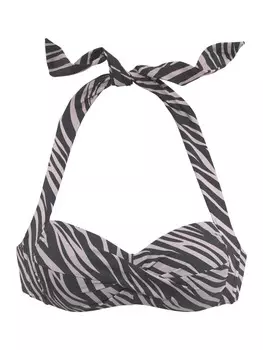 Верх бикини LASCANA Top, цвет schwarz-bedruckt