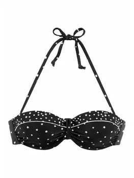 Верх бикини LASCANA Top, цвет schwarz-wei