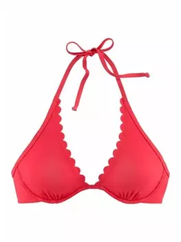 Верх бикини LASCANA Top, красный