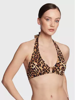 Верх бикини Lauren Ralph Lauren, бежевый