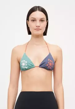 Верх бикини LAURYN HALTER TRI RVCA, мультиколор