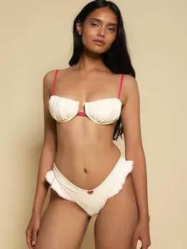 Верх бикини «лепесток» Montce, бежевый