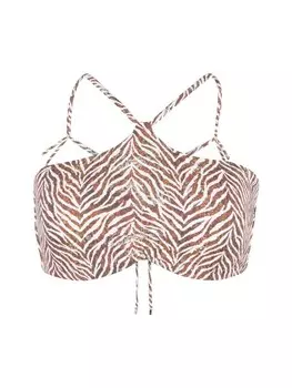 Верх бикини Linga Dore top Bandeau, цвет zebradruck