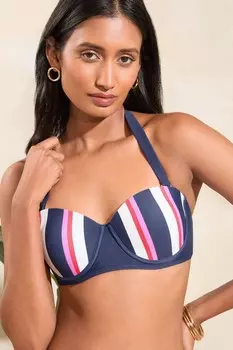 Верх бикини Love & Roses, синий