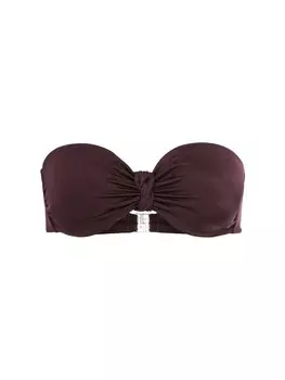Верх бикини LSCN BY LASCANA Bandeau-Bikini-Top, цвет aubergine
