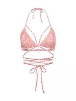 Верх бикини LSCN BY LASCANA, цвет rosa bedruckt