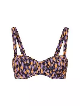 Верх бикини LSCN BY LASCANA, цвет schwarz bedruckt