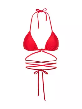 Верх бикини LSCN BY LASCANA, красный