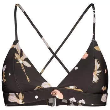 Верх бикини Maloja Women's AchenseeM Top, цвет Deep Black Flora
