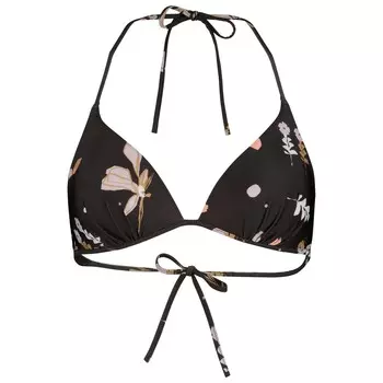 Верх бикини Maloja Women's MattseeM Top, цвет Deep Black Flora