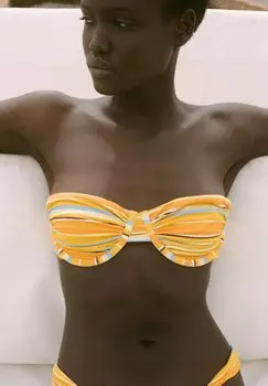 Верх бикини Mango, светло-желтый