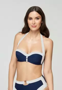 Верх бикини Marc & Andr, цвет blue white bl wt