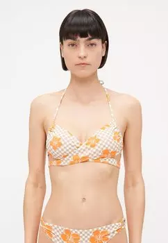 Верх бикини MINI HULA STRAPPY WRAP Roxy, бежевый